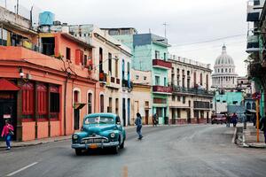Cuba - Car on Street in Havana