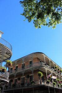 Balconies in the French Quarter